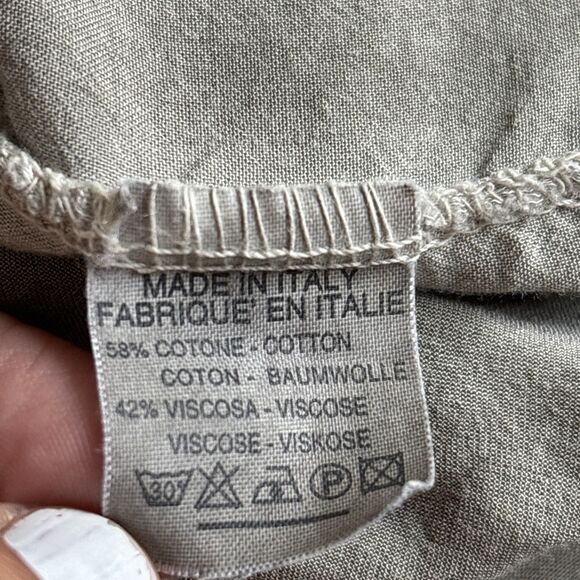 Brandy Melville Cotton/viscose Made In Italy Distressed Crop Top  - One Size - Picture 8 of 8